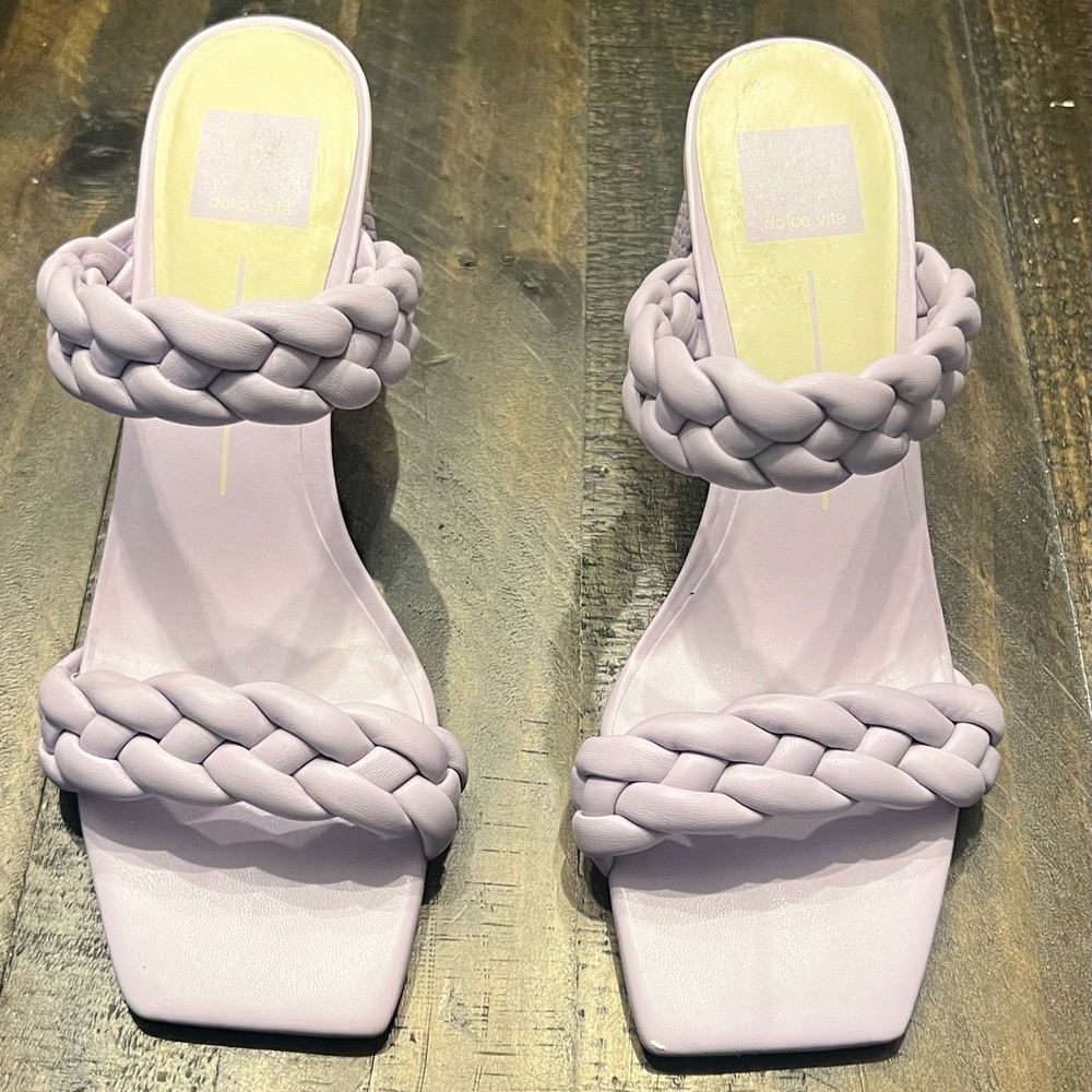Dolce Vita Lavender Braided Heels